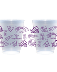 TCU Shatterproof Cups - Set of 8
