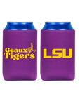 LSU Purple Collegiate Koozie