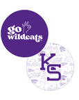 Kansas State University drink coasters, set of 25