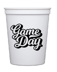 White Game Day Cups