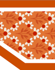 Woven Scarf Chain Purse/Phone Strap - Burnt Orange