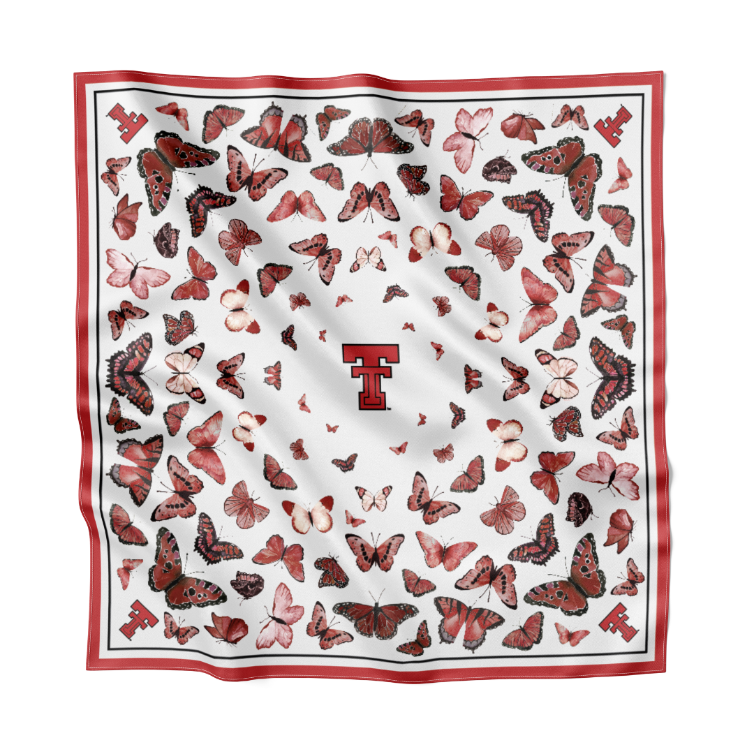 Texas Tech Square Silk Scarf – Victory Lap