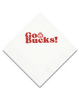 Ohio State White 3 ply Napkins Set of 25