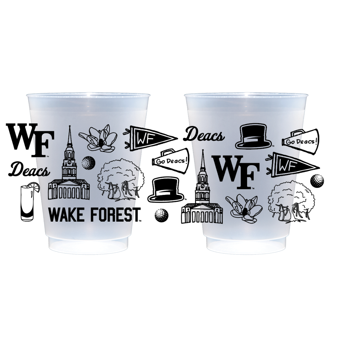 Wake Forest University - Shatterproof Cups, Set of 8 – Victory Lap