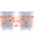 OSU Shatterproof Cups - Set of 8