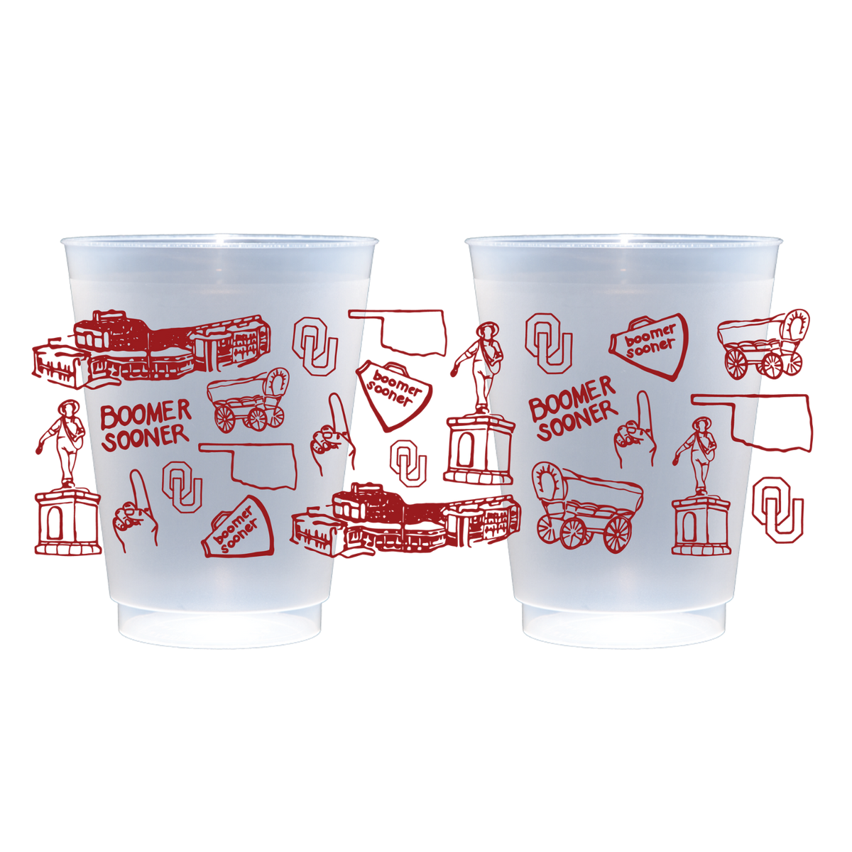 OU Shatterproof Cups - Set of 8 – Victory Lap