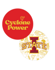 Iowa State University drink coasters, set of 25
