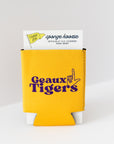 LSU Gold Collegiate Koozie