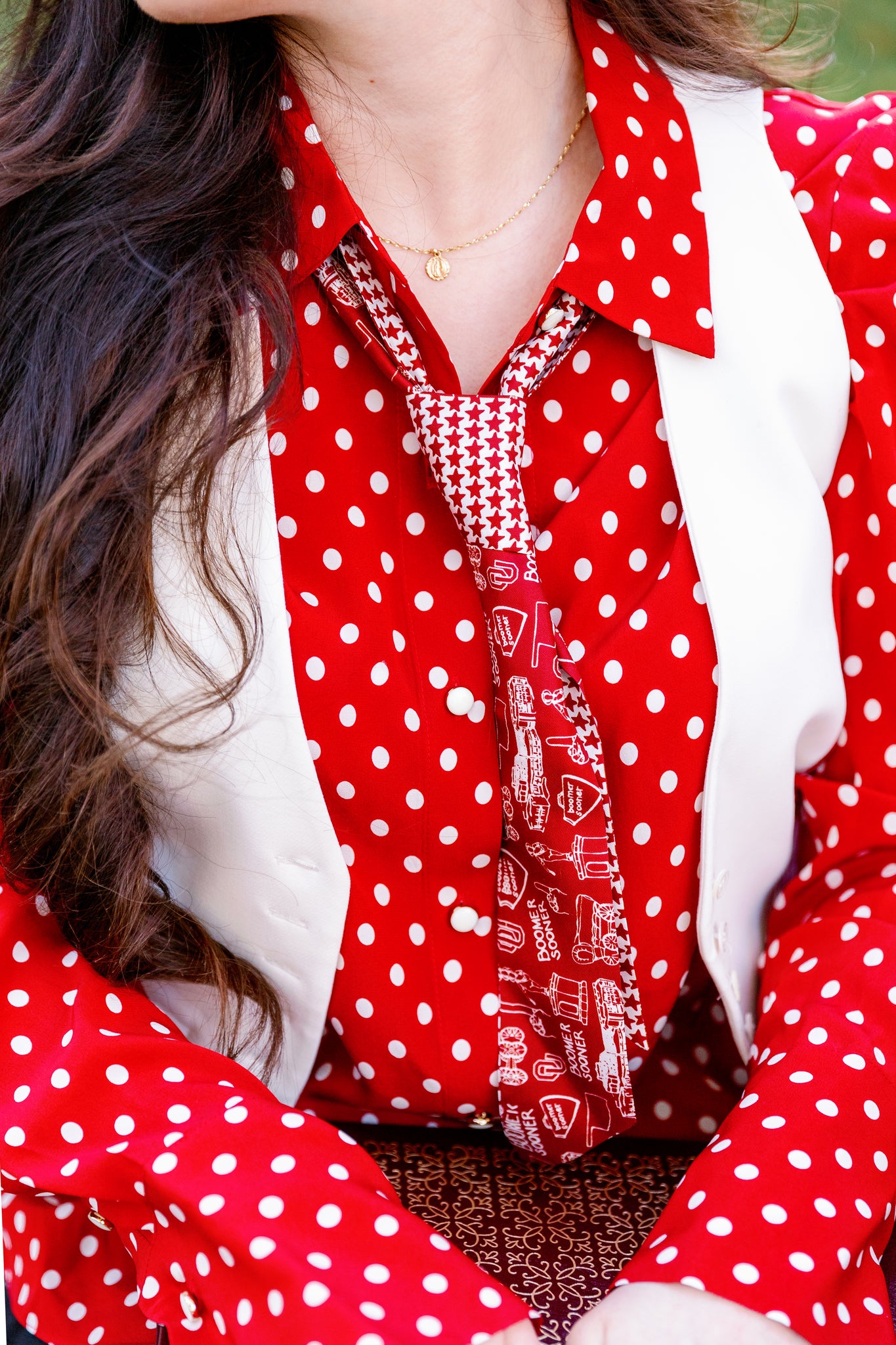 The Sideline Scarf™ - OU – Victory Lap