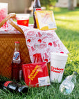 Iowa State University red 3-ply cocktail napkins – alternate view