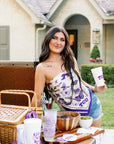 TCU Square Silk Scarf