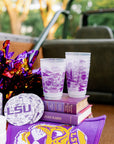 Louisiana State University (LSU) shatterproof cups – alternate view