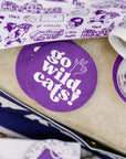 Kansas State University drink coasters – alternate view