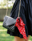 Texas Tech University skinny silk scarf – alternate view