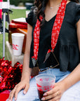 Texas Tech University skinny silk scarf – alternate view