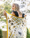 Wake Forest Square Silk Scarf