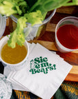 Baylor White 3 ply Napkins Set of 3