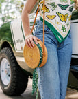 Baylor Square Silk Scarf