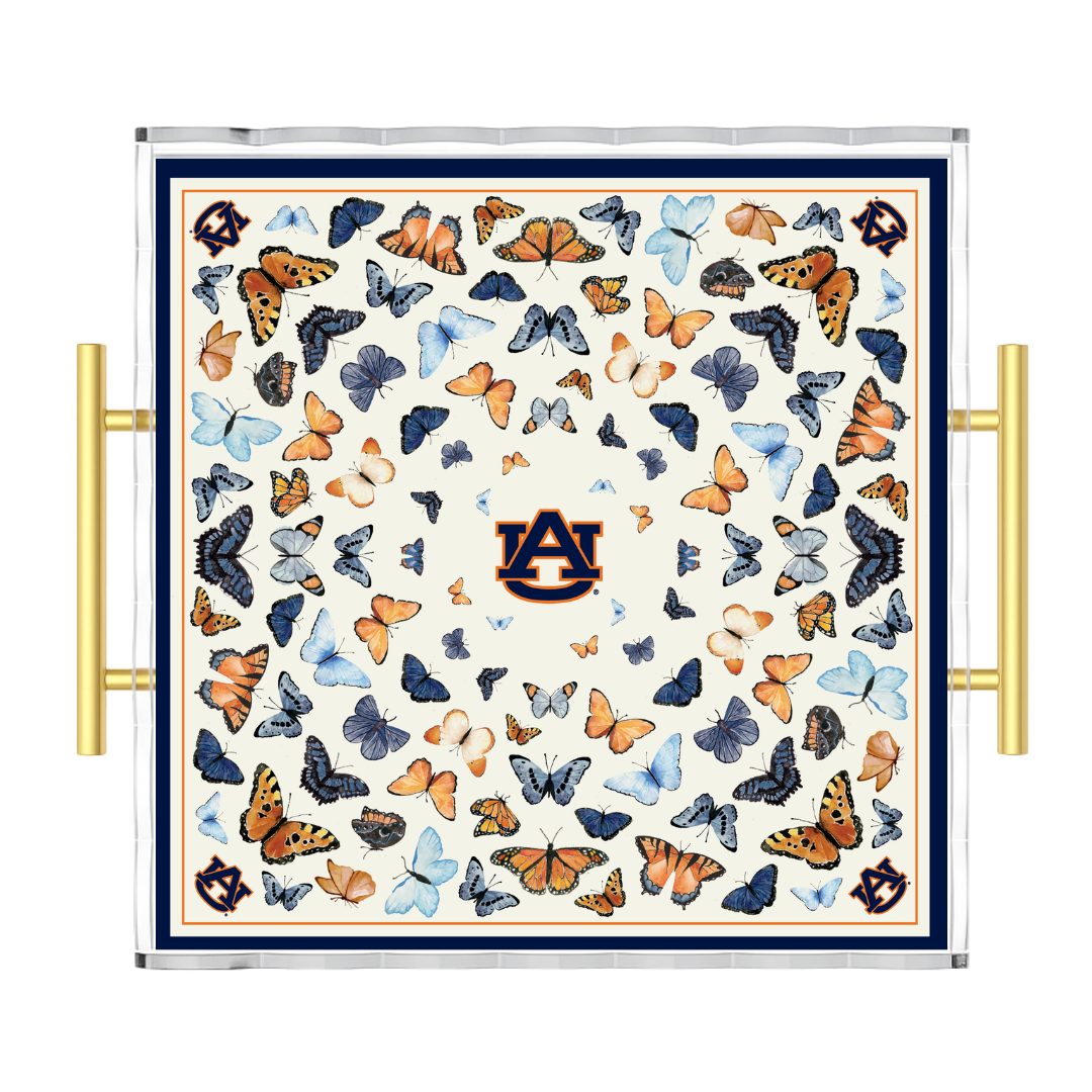 Auburn Butterfly Acrylic Tray