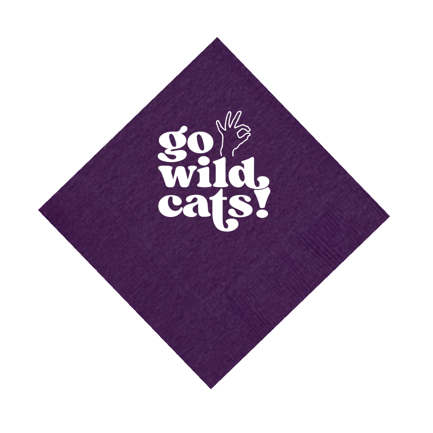 Kansas State Purple 3 ply Napkins Set of 25