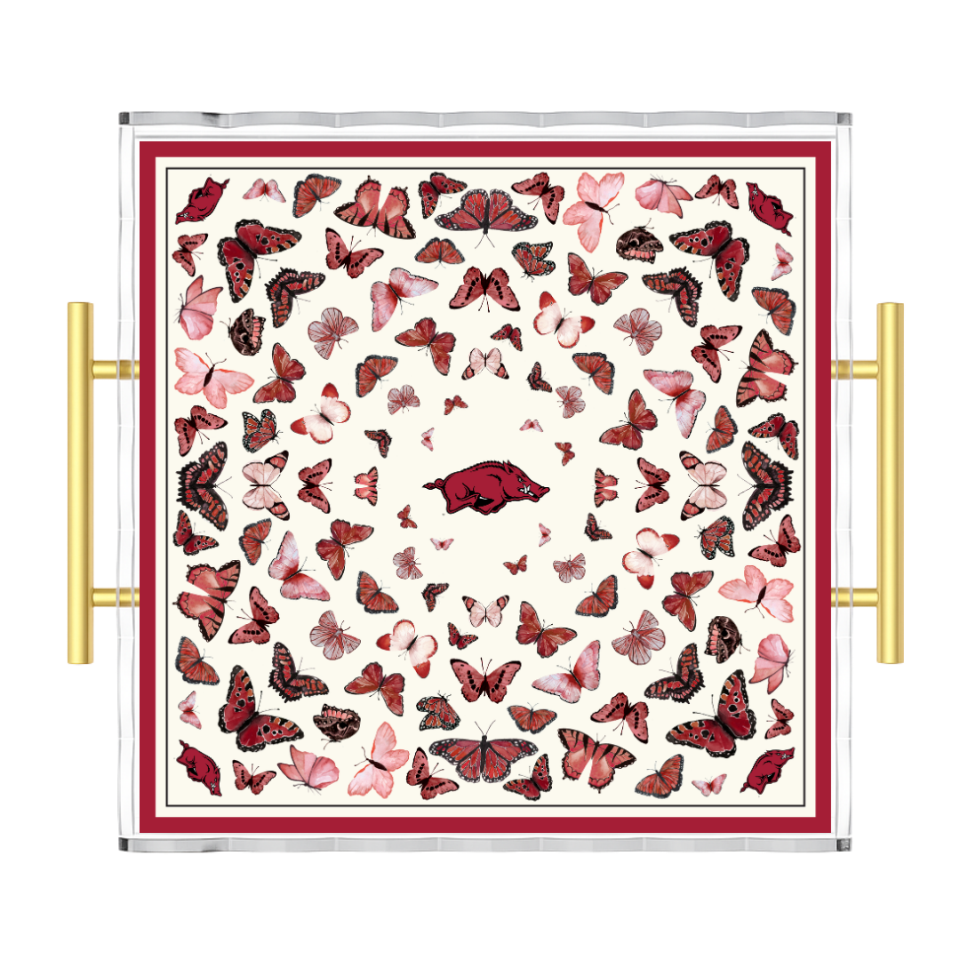 Arkansas Butterfly Acrylic Tray