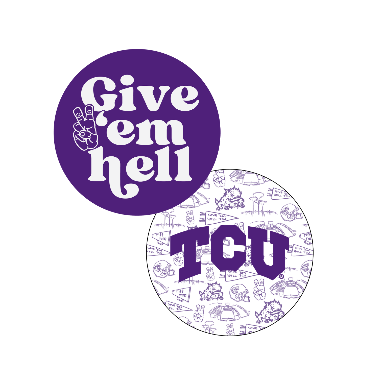 TCU Coasters Set of 50 – Victory Lap