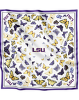 LSU Square Silk Scarf