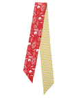 Iowa State University skinny silk scarf