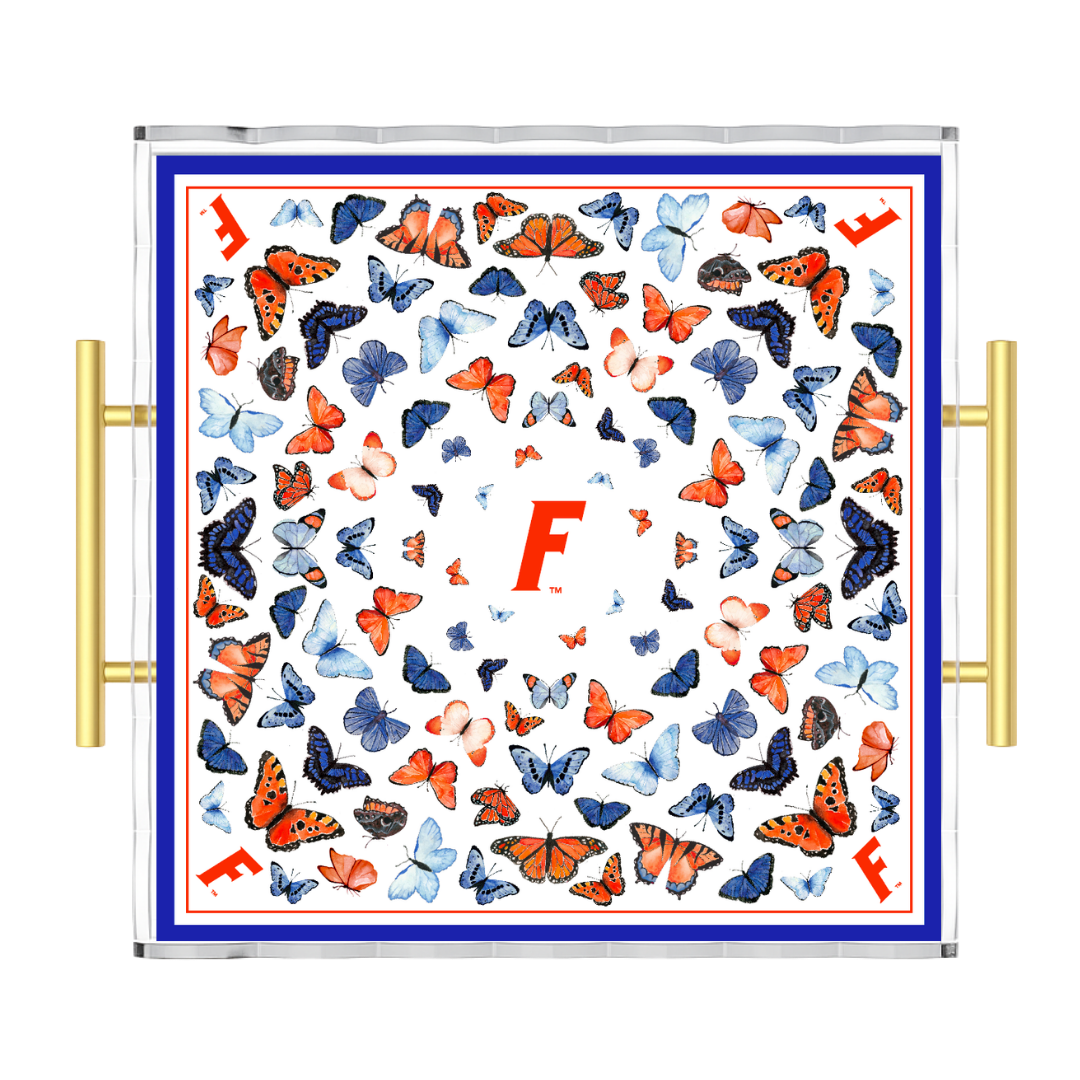 Florida Butterfly Acrylic Tray