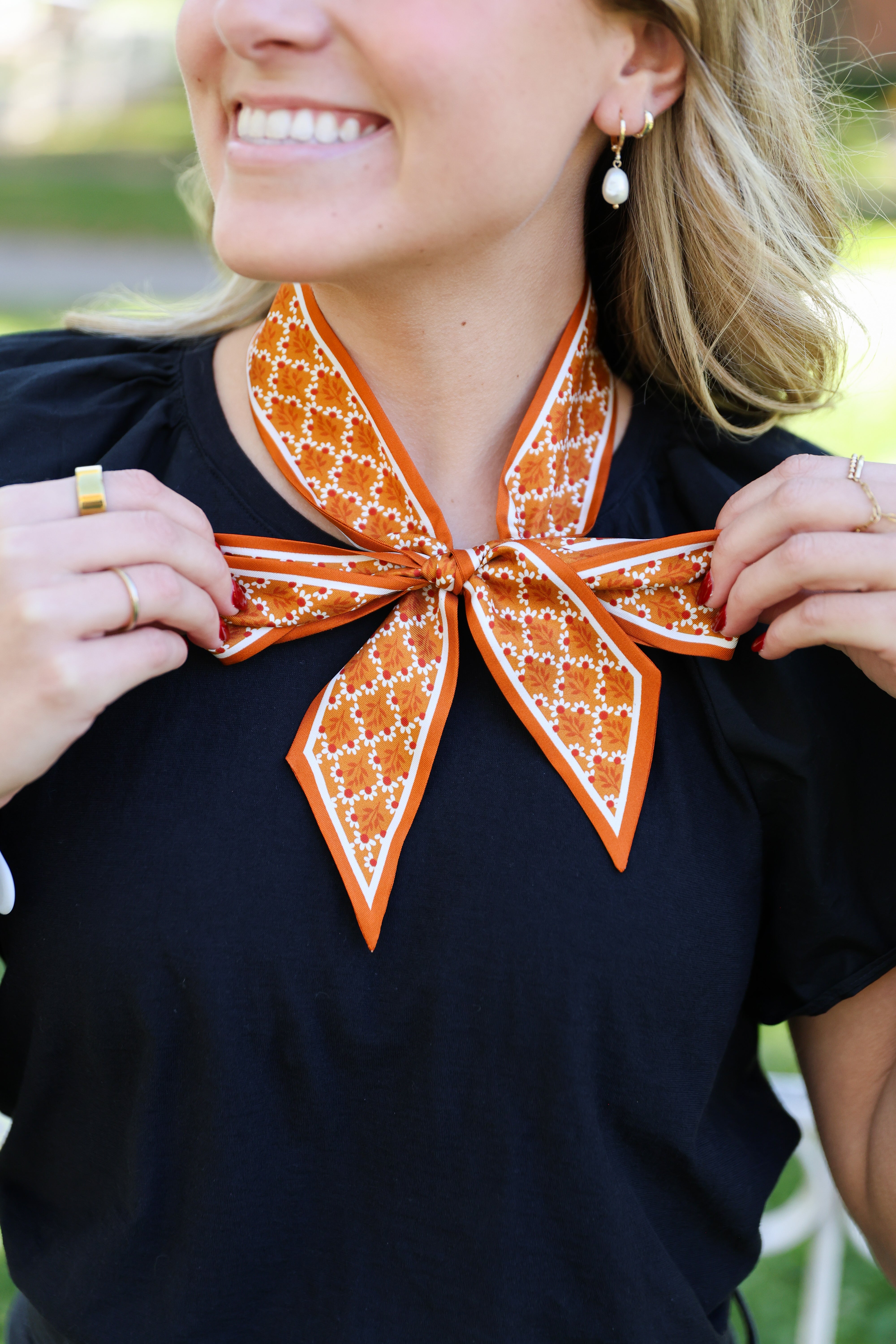 The Sideline Scarf™ - Bright Orange – Victory Lap