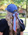 The Sideline Scarf™ - Blue & Red