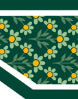 Woven Scarf Chain Purse/Phone Strap - Green & Gold