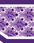 Woven Scarf Pearl Phone Strap/Wristlet - Purple