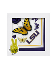 LSU Square Silk Scarf