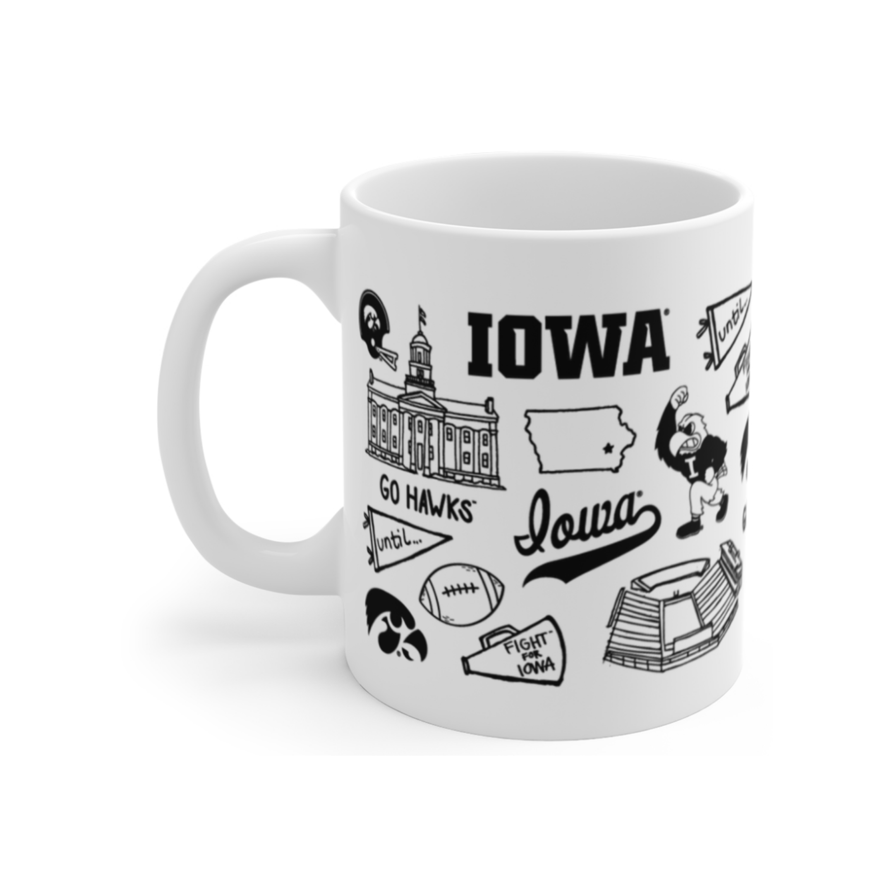 University of Iowa 11oz Mug