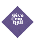 TCU Purple 3ply Napkins