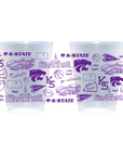 Kansas State Shatterproof Cups - Set of 8
