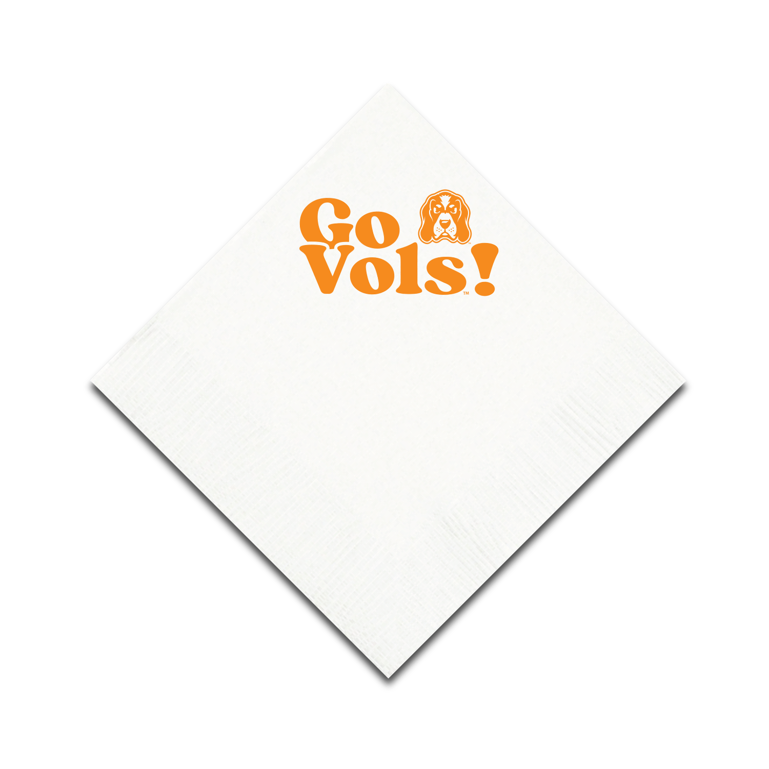 Tennessee White 3 ply Napkins Set of 25 PRE-ORDER