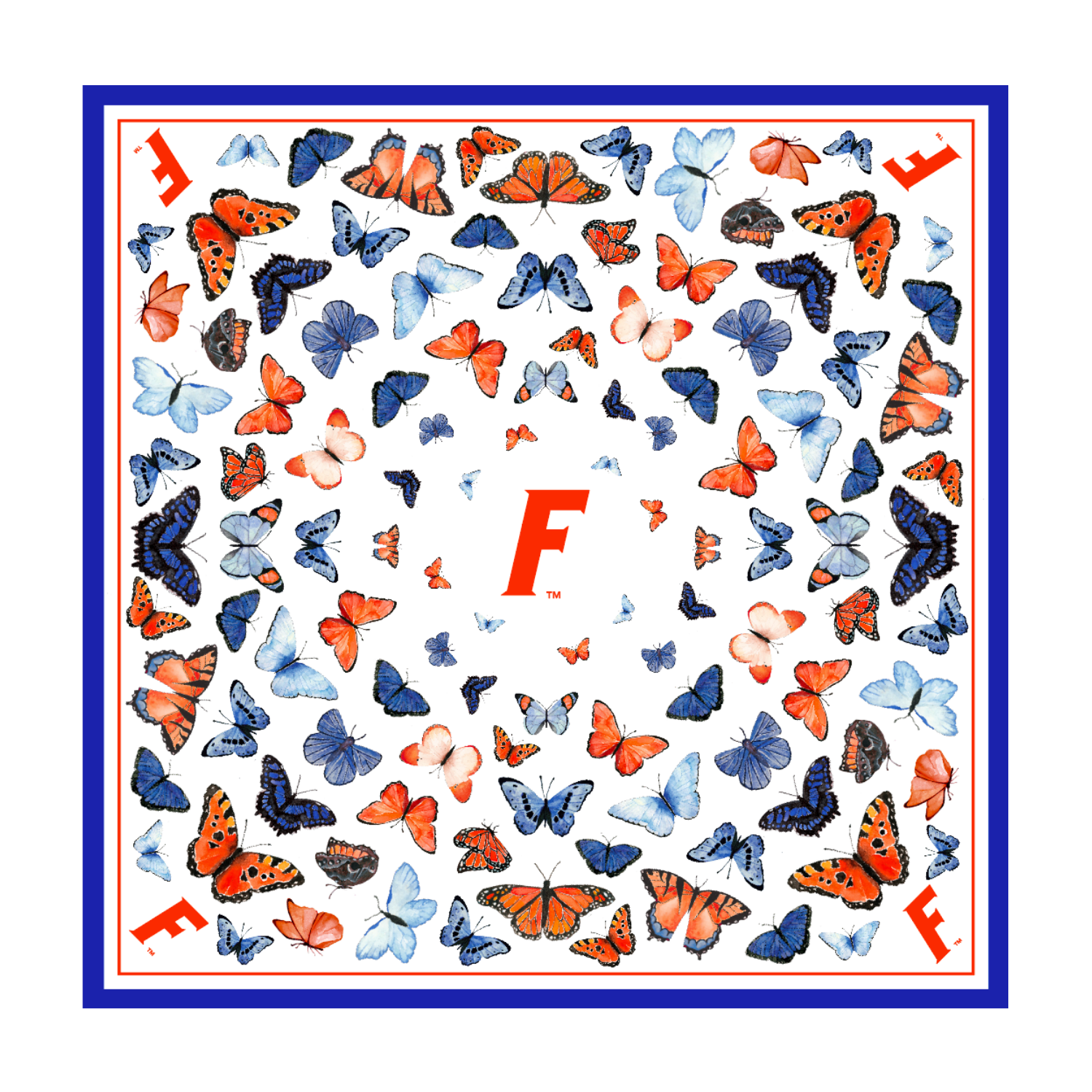 Florida Square Silk Scarf - PRE ORDER