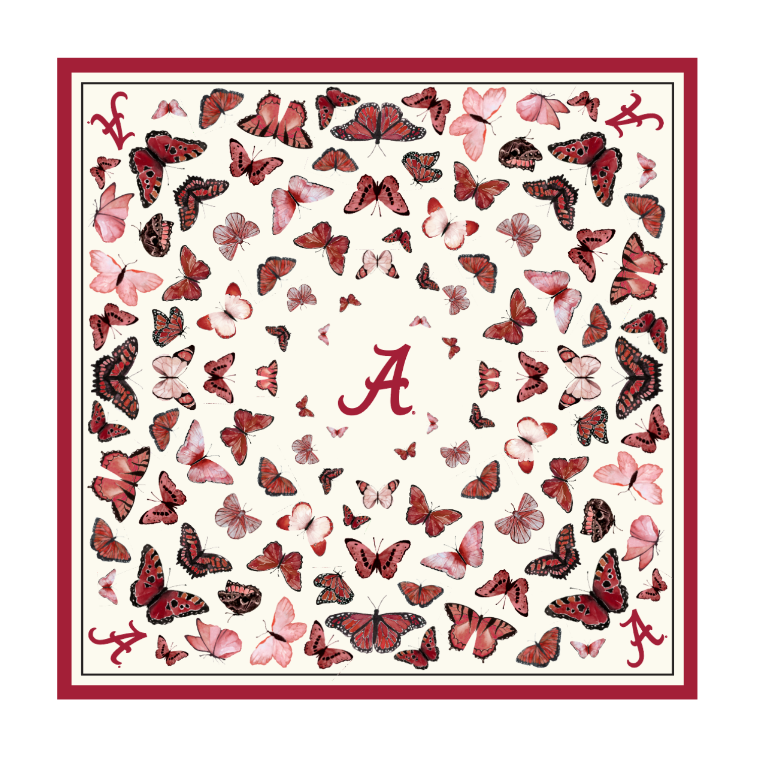Alabama Square Silk Scarf - PRE ORDER