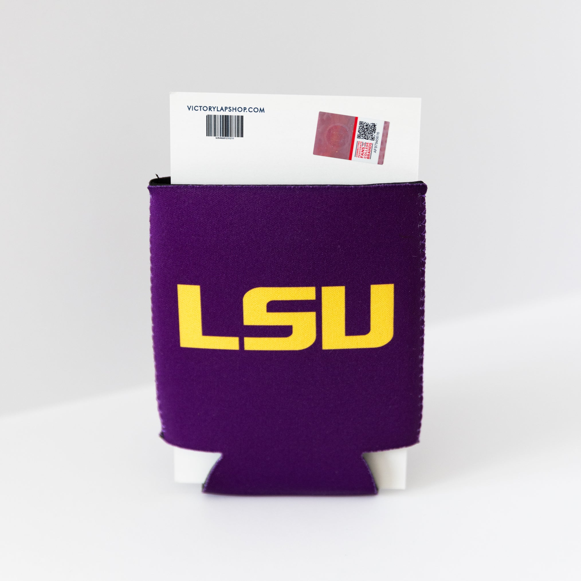 LSU Koozie - Purple – Victory Lap