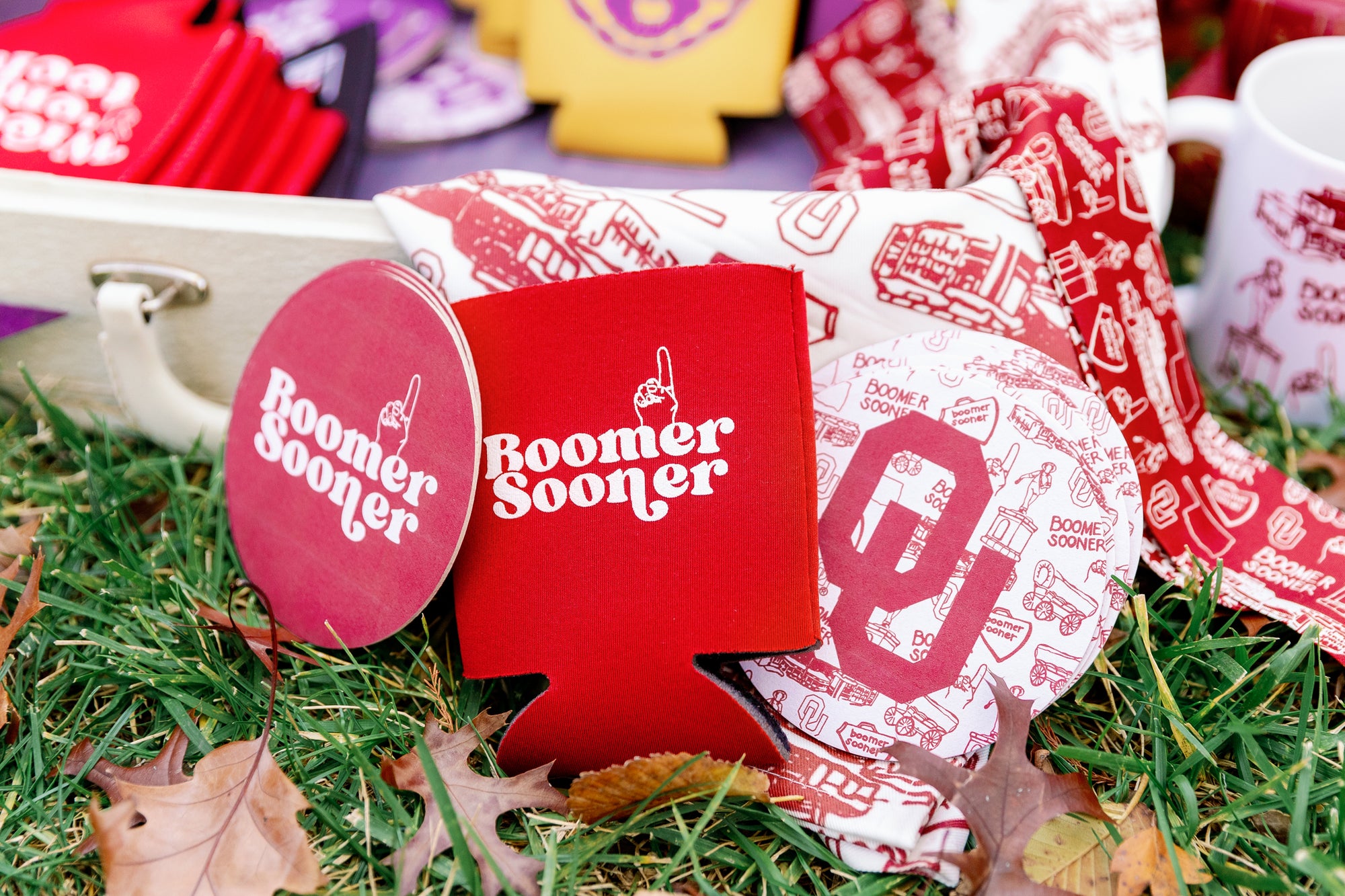 OU Coasters
OU Koozie
OU Hand Towel
OU Twilly Scarf