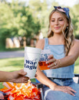 Auburn University 20 oz styrofoam cups – alternate view