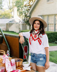 Indiana University Square Silk Scarf
