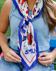 SMU Square Silk Scarf