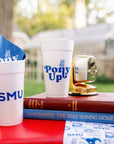 Southern Methodist University (SMU) 20 oz styrofoam cups – alternate view