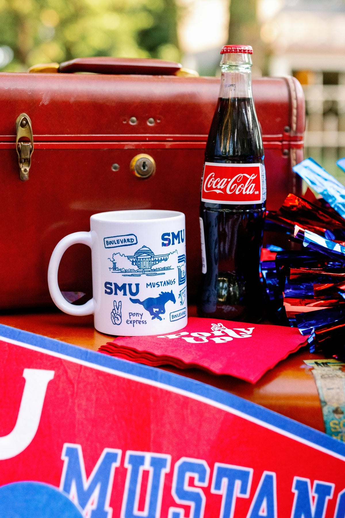 Southern Methodist University (SMU) 11 oz porcelain mug – alternate view