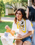 University of Iowa cotton kitchen towel – alternate view