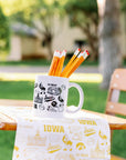 University of Iowa 11 oz porcelain mug – alternate view