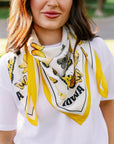 University of Iowa Square Silk Scarf